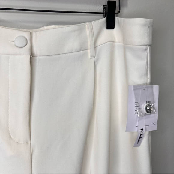 Addition Elle White High Rise Wide Leg Pants Size 18 NWT - Picture 6 of 13